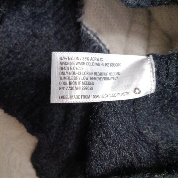 Knox Rose Women's Black and White Stripped Oversized Sweater Size L - Picture 8 of 8